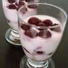 VERRINE CERISES ET NOIX DE COCO