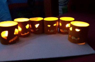 Nos petites lanternes d'Halloween. (DIY)