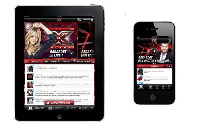 Fan factor : application gratuite sur Iphone et Ipad (X Factor)
