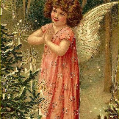 Vintage cartes illustrées anges