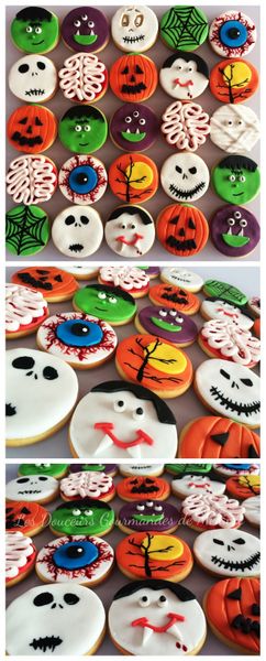 Biscuit décoré Halloween (cookie craft) 