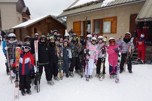 Aujourd'hui, première journée de ski...