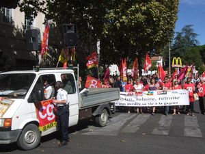 800 Personnes ce matin dans les rues d'Alès