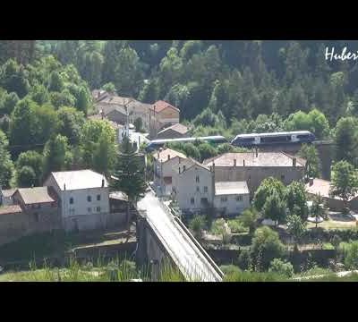 Vidéo du passage du "Cevenol" à Chapeauroux