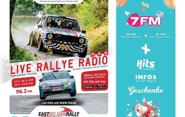 écoutez 7FM en direct du rallye EAST BELGIAN RALLY