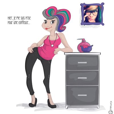 J'ai testé les mèches de couleurs