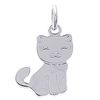 Pendentifs chat argent