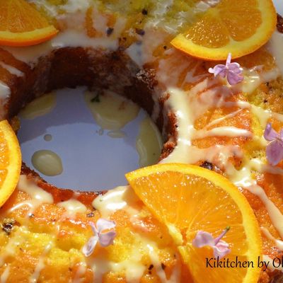 Orange & Chocolate Glazed Bundt Cake