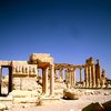 Palmyra, au coucher du soleil