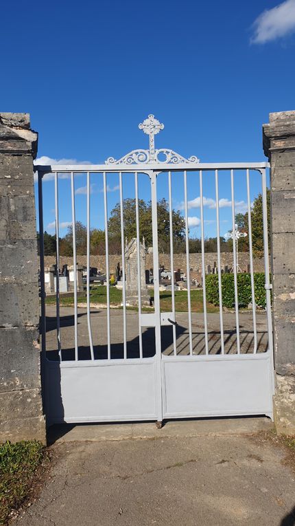 Rénovation des grilles du cimetière de Dampierre