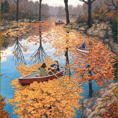 Automne par les grands peintres  - Rob Gonsalves - automne