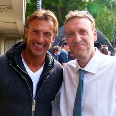 Avec Hervé Renard...