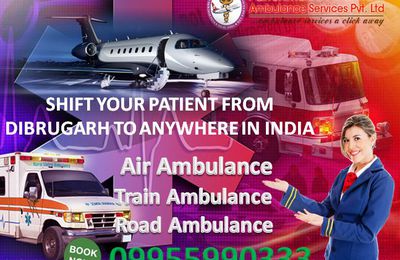 Find the best solution- Panchmukhi air ambulance service in Dibrugarh