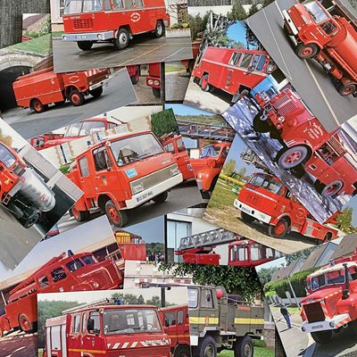 Véhicules de pompiers : les cartes postales d'Alain Lesaux