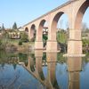 Albi: reflets dans l'eau