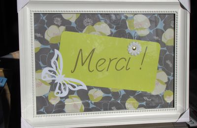 Cadre "Merci"