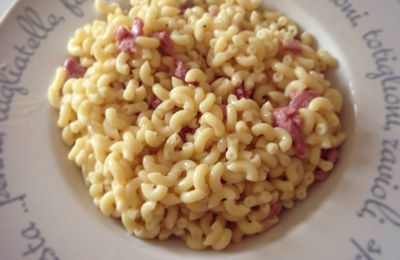 Pâtes à la carbonara express 