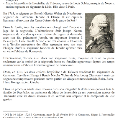 1763-1777 - Les « Plaids annaux » de Thionville-Elange ou les assemblées villageoises au 18ème siècle (2ème partie et fin)