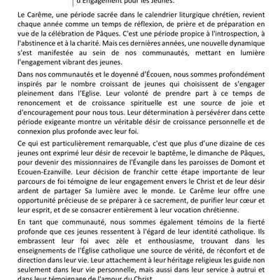 feuille paroissiale mars 2024