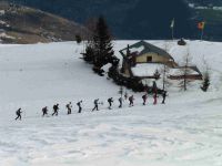 Au chalet de la Traversaz.