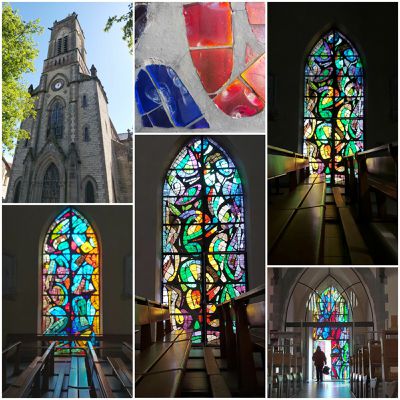 Les vitraux de l'église Notre-Dame des Voyageurs à Capdenac-Gare