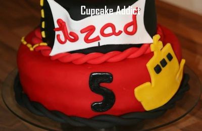 Gâteau d anniversaire pirate 