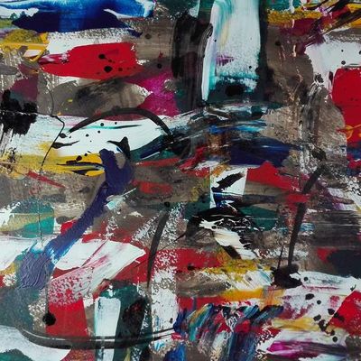 acrylique sur papier