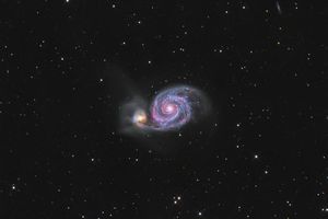 (Astronomie) La galaxie du tourbillon