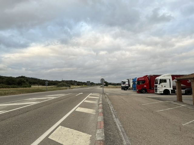 Hôtel Asturias à Jarilla zone de no man’s land où s’arrêtent les routiers