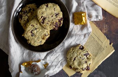 Cookies aux marrons glacés et pépites de chocolat