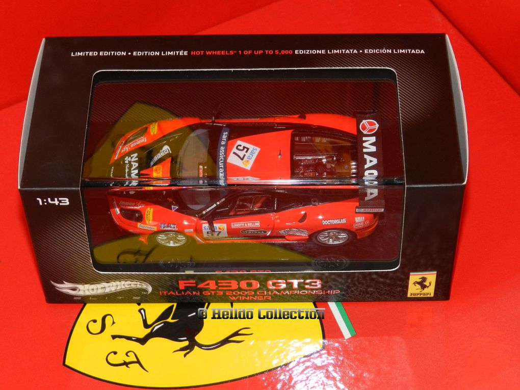 Ferrari F430 GT3 1/43 Hot Wheels Elite