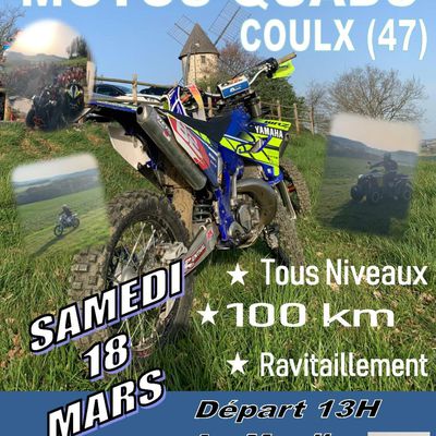 Rando motos - quads à Coulx (47) le 18 mars 2023 (Rando Monteton)
