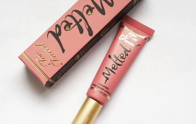 J'ai enfin testé le rouge à lèvres Melted de Too Faced !