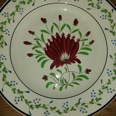 Assiettes Lebeuf Milliet et Cie