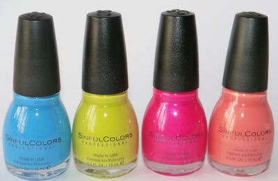 SinfulColors : les teintes d'été