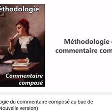 Méthodologie du commentaire composé au bac de français