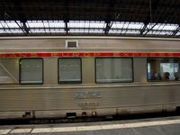 Le Trans Europe Express « Le Mistral » sera représenté par une voiture Inox 1969 si caractéristique des trains star des années 70.