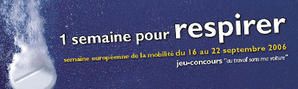 Du 16 au 24 septembre, c'est la semaine européenne de la Mobilité !