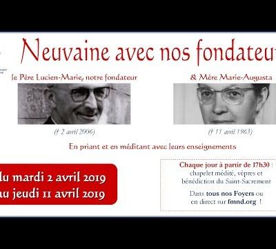 Vêpres et fondateurs: Par la  Puissance de la croix, Accorde à ton peuple un cœur neuf pour entendre à nouveau ta parole.