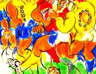 juin 2009-Galerie Hamadryade "rugby & des mots et des couleurs"