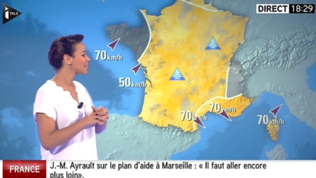 2013 11 08 - 18H28 - ALICIA FALL - ITELE - LA METEO