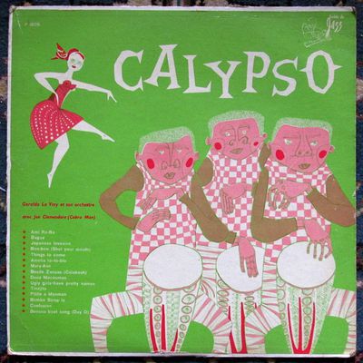 GERALDO LA VINY ET SON ORCHESTRE, AVEC JOE CLEMENDORE (COBRA MAN) - CALYPSO - 1958