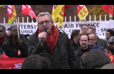 Soutien aux 5 d'Air France - Intervention de Pierre LAURENT