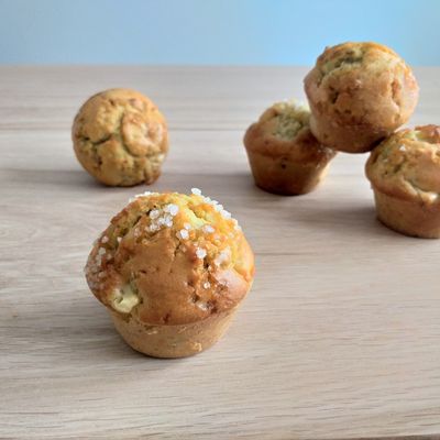 Muffins pommes, pistaches