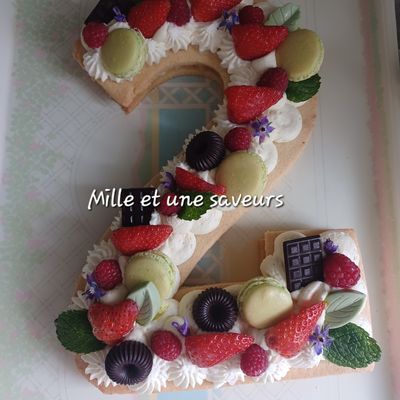 number cake vanillé