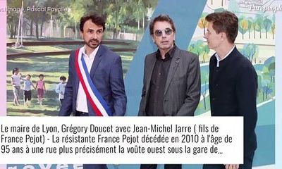 (Vidéo) Jean-Michel Jarre et sa fille Emilie inaugurent le passage France Pejot à Lyon le 12/07/2021