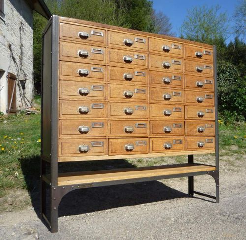 Meubles De Metier Mettetal Industry Design Industriel Du 20eme Siecle