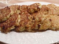 Galettes au chou-fleur
