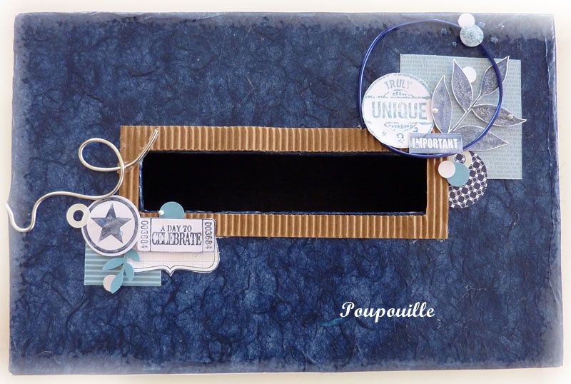 Des customisations de différents supports : horloge, lettres decopatch, toiles, boites...