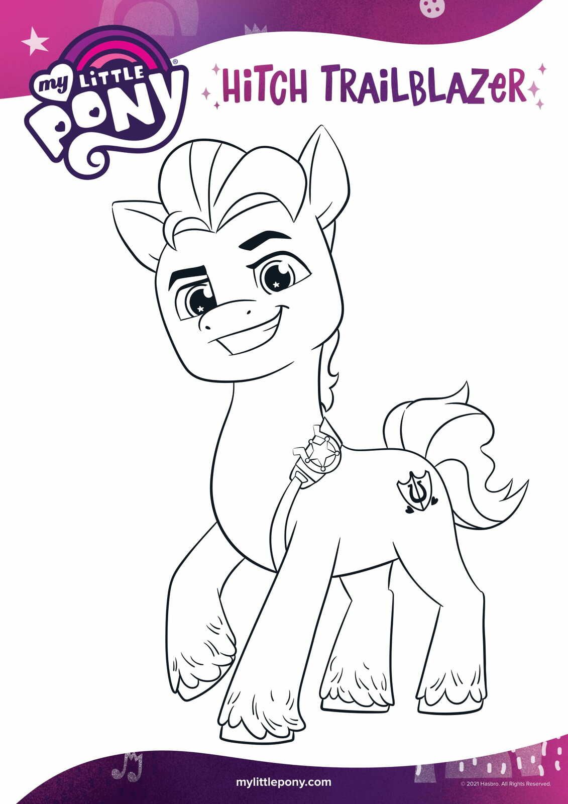 Coloriage My Little Pony Le Film 30 Coloriages de My Little Pony #20 [Coloriage][Activité][MLP][Maternelle][Élémentaire]  - Le Bazar du Lion